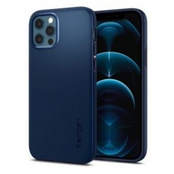 Θήκη TPU Spigen Thin Fit Apple iPhone 12/ 12 Pro Μπλε