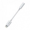 Αντάπτορας Devia EC090 Lightning Αρσενικό σε 3.5mm Θηλυκό για Μουσική Smart Series 0.15m Λευκό