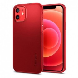 Θήκη TPU Spigen Thin Fit Apple iPhone 12/ 12 Pro Κόκκινο