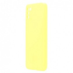 Θήκη Liquid Silicon inos Xiaomi Poco M3 L-Cover Κίτρινο
