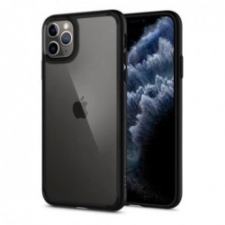 Θήκη TPU & PC Spigen Ultra Hybrid Apple iPhone 11 Pro Max Διάφανο-Μαύρο
