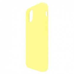 Θήκη Liquid Silicon inos Apple iPhone 12 mini L-Cover Κίτρινο