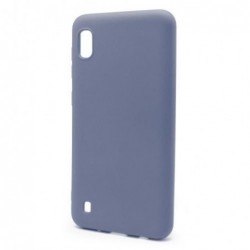 Θήκη Liquid Silicon inos Samsung A105F Galaxy A10 L-Cover Γκρι-Μπλε