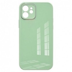 Θήκη TPU & Glass inos Apple iPhone 12 CamGuard Ανοικτό Πράσινο
