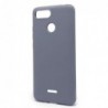 Θήκη Liquid Silicon inos Xiaomi Redmi 6 L-Cover Γκρι-Μπλε