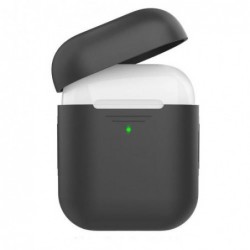 Θήκη Σιλικόνης AhaStyle PT02-F Apple AirPods Premium Μαύρο