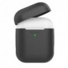 Θήκη Σιλικόνης AhaStyle PT02-F Apple AirPods Premium Μαύρο