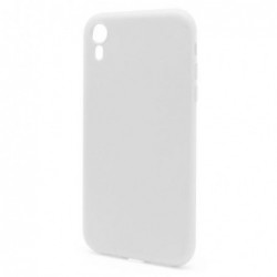 Θήκη Liquid Silicon inos Apple iPhone XR L-Cover Λευκό