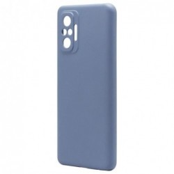 Θήκη Liquid Silicon inos Xiaomi Redmi Note 10 Pro/ Note 10 Pro Max L-Cover Γκρι-Μπλε