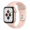 Apple Watch SE GPS 44mm Ροζ-Χρυσό με Sport Band Ροζ