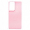 Θήκη Soft TPU inos Samsung G998B Galaxy S21 Ultra 5G S-Cover Dusty Ροζ