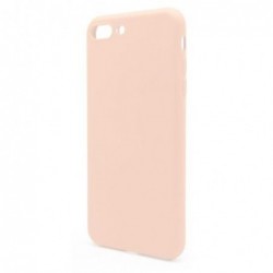 Θήκη Liquid Silicon inos Apple iPhone 7 Plus/ iPhone 8 Plus L-Cover Σομόν