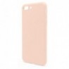 Θήκη Liquid Silicon inos Apple iPhone 7 Plus/ iPhone 8 Plus L-Cover Σομόν