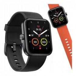 Smartwatch 70mai Maimo Watch 1.69'' WT2105 Μαύρο με Λουράκι Μαύρο-Πορτοκαλί