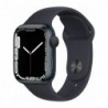 Apple Watch Series 7 45mm Aluminum Μαύρο με Sport Band Μαύρο