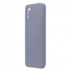 Θήκη Liquid Silicon inos Xiaomi Poco M3 L-Cover Γκρι-Μπλε