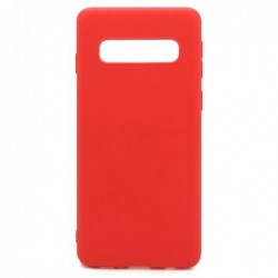 Θήκη Soft TPU inos Samsung G975F Galaxy S10 Plus S-Cover Κόκκινο