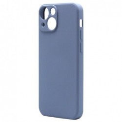 Θήκη Liquid Silicon inos Apple iPhone 13 L-Cover Γκρι-Μπλε