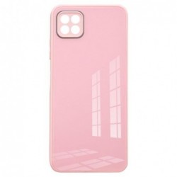 Θήκη TPU & Glass inos Samsung A226B Galaxy A22 5G CamGuard Ροζ