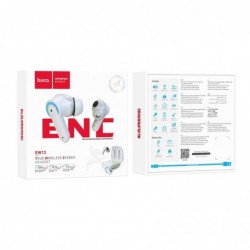 Wireless Hands Free Hoco EW13 Magic Flow TWS V5.1 με Πλήκτρο Αφής και Noise Cancellation Γκρι