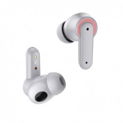 Wireless Hands Free Hoco EW13 Magic Flow TWS V5.1 με Πλήκτρο Αφής και Noise Cancellation Γκρι