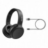 Bluetooth Ακουστικά Stereo Philips TAH5205BK/00 V5.0 Μαύρα Over-ear με Μικρόφωνο, Πλήκτρο Ελέγχου &  Bass Boost Button