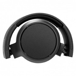 Bluetooth Ακουστικά Stereo Philips TAH5205BK/00 V5.0 Μαύρα Over-ear με Μικρόφωνο, Πλήκτρο Ελέγχου &  Bass Boost Button