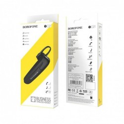 Wireless Mono Headset Borofone BC21 Encourage Sound Business 70mAh με Πλήκτρο Απάντησης Μαύρο