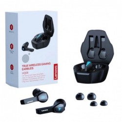 True Wireless Bluetooth Lenovo HQ08 Gaming Earbuds με Πλήκτρα Αφής 7.1 Virtual Sound HD Call Μαύρο
