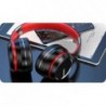 Wireless Ακουστικά Stereo Lenovo HD200 V5.0 με Μικρόφωνο, AUX, Πλήκτρα Ελέγχου & Αναπαραγωγή 20 ωρών Μαύρο-Κόκκινο