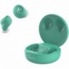 Bluetooth Hands Free Motorola Vervebuds 250 In-ear TWS IPX5 με Ασύρματη Φόρτιση Τιρκουάζ Συμβατά με Alexa, Siri και Google Assis