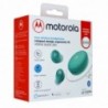 Bluetooth Hands Free Motorola Vervebuds 250 In-ear TWS IPX5 με Ασύρματη Φόρτιση Τιρκουάζ Συμβατά με Alexa, Siri και Google Assis
