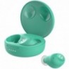 Bluetooth Hands Free Motorola Vervebuds 250 In-ear TWS IPX5 με Ασύρματη Φόρτιση Τιρκουάζ Συμβατά με Alexa, Siri και Google Assis