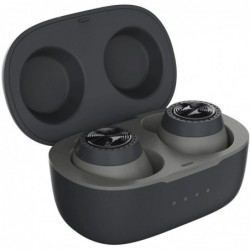 Bluetooth Hands Free Motorola Vervebuds 200 SH036 In-ear TWS IPX5 με Πλήκτρα Αφής Μαύρο Συμβατά με Alexa, Siri και Google Assist