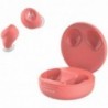 Bluetooth Hands Free Motorola Vervebuds 250 In-ear TWS IPX5 με Ασύρματη Φόρτιση Κοραλί Συμβατά με Alexa, Siri και Google Assista