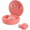 Bluetooth Hands Free Motorola Vervebuds 250 In-ear TWS IPX5 με Ασύρματη Φόρτιση Κοραλί Συμβατά με Alexa, Siri και Google Assista