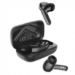 Wireless Hands Free Hoco ES59 Gratified TWS V5.1 Εναλλαγή Master/Slave και Συμβατότητα με Siri / Google Assistant Μαύρο