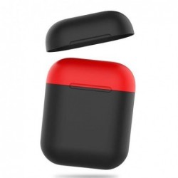 Θήκη Σιλικόνης AhaStyle PT38 Apple AirPods Tone Μαύρο-Κόκκινο