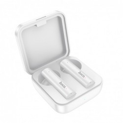 Wireless Hands Free Hoco DES12 V5.0 Εναλλαγή Master/Slave, Touch Control και Συμβατότητα με Siri / Google Assistant Λευκό