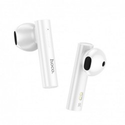 Wireless Hands Free Hoco DES12 V5.0 Εναλλαγή Master/Slave, Touch Control και Συμβατότητα με Siri / Google Assistant Λευκό