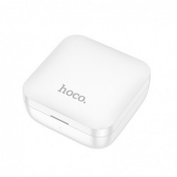 Wireless Hands Free Hoco DES12 V5.0 Εναλλαγή Master/Slave, Touch Control και Συμβατότητα με Siri / Google Assistant Λευκό