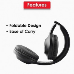 Wireless Ακουστικά Stereo Lenovo HD116 V5.0 IPX5 Μαύρα με Μικρόφωνο, AUX, Πλήκτρα Ελέγχου & 24ωρη Αναπαραγωγή