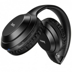 Wireless Ακουστικά Stereo Hoco W30 Fun Μove V5.0 Μαύρα με Μικρόφωνο, υποδοχή Micro SD, AUX & Πλήκτρα Ελέγχου