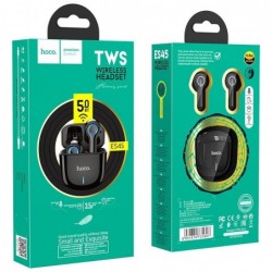 Wireless Hands Free Hoco ES45 Harmony sound TWS V5.0 με Πλήκτρο Αφής και Εναλλαγή Βασικού-Δευτερεύοντος Ακουστικού, Μαύρο