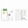 Wireless Hands Free Hoco EW07 Leader TWS V5.1 Εναλλαγή Master/Slave και Συμβατότητα με Siri / Google Assistant Λευκό