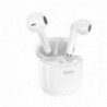 Wireless Hands Free Hoco EW07 Leader TWS V5.1 Εναλλαγή Master/Slave και Συμβατότητα με Siri / Google Assistant Λευκό