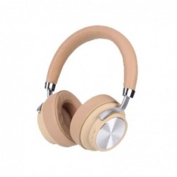 Wireless Ακουστικά Stereo Lenovo HD800 V5.0 με Μικρόφωνο, AUX, Πλήκτρα Ελέγχου & Χρόνο Αναπαραγωγής 300 ώρες Χρυσό