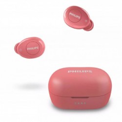 True Wireless Bluetooth Philips TAT2205RD/00 V.5.1 IPX4 Κόκκινο με Πλήκτρα Αφής και 12 Ώρες Αναπαραγωγής