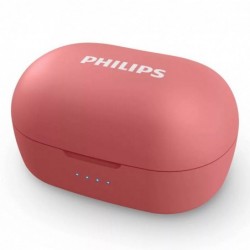 True Wireless Bluetooth Philips TAT2205RD/00 V.5.1 IPX4 Κόκκινο με Πλήκτρα Αφής και 12 Ώρες Αναπαραγωγής