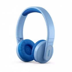 Bluetooth Ακουστικά Stereo Philips Kids TAK4206BL/00 V5.0 Μπλέ On-ear με Μικρόφωνο, Φωτισμό, Πλήκτρα Ελέγχου και Εφαρμογή Γονικο
